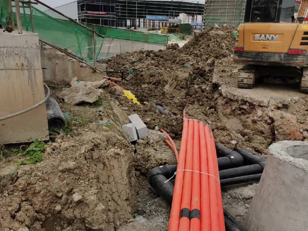 马鞍山弱电施工前期线路预埋