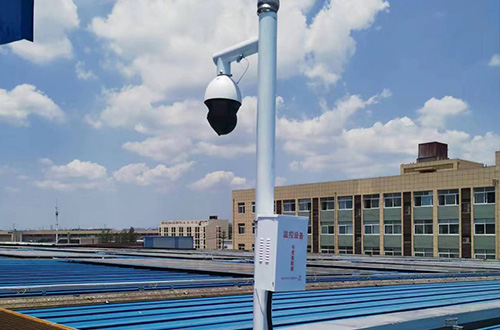 马鞍山屋顶新能源发电4G监控球机摄像头